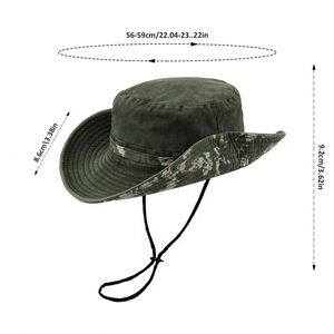 Sombrero de pescador reversible estilo americano europeo al por mayor logotipo personalizado bordado 3D Terry protección solar para exteriores - Product Image 5