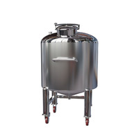 Réservoir de stockage horizontal en acier inoxydable LINHONG pour liquides et boissons, écologique et à faible entretien