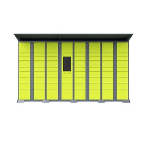 Ngoài Trời Không Thấm Nước Giao Hàng <span class=keywords><strong>Locker</strong></span> Với Khóa Điện Tử Thông Minh Lưu Trữ <span class=keywords><strong>Locker</strong></span> Hệ Thống Tự Phục Vụ Kim Loại Tự Động Bưu Kiện <span class=keywords><strong>Locker</strong></span> - Product Image 2