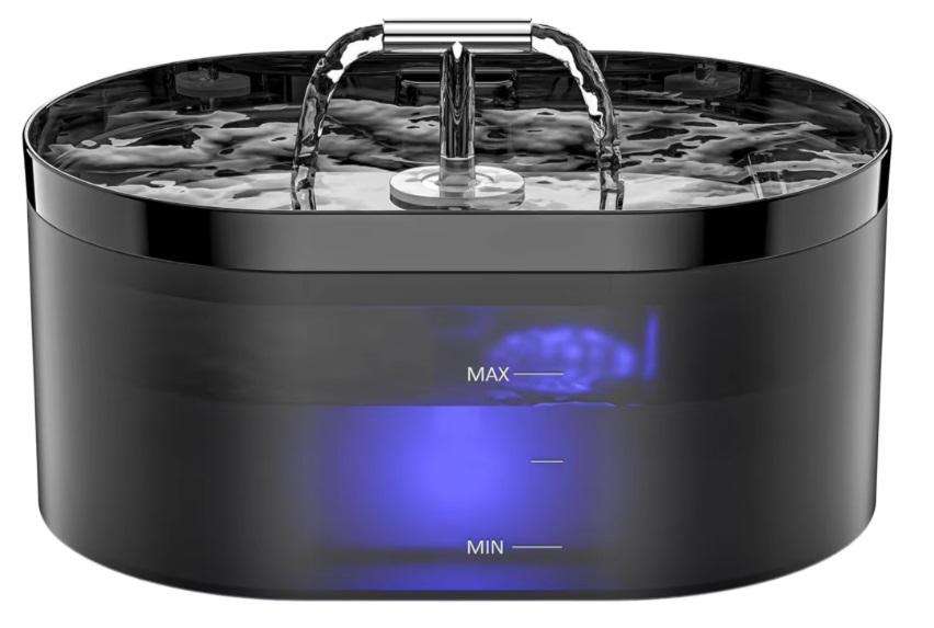 Noir avec alimentation