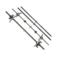 Système de tirants de coffrage en 3 parties Foshan Pangliang Q235B |   M12/M14 Cones de fixation ronds pour béton, réutilisables, avec écrous à oreilles