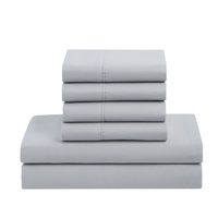 Ensemble de literie en microfibre 7 pièces pour hôtel et maison, vente en gros, comprenant 4 draps et 3 couettes