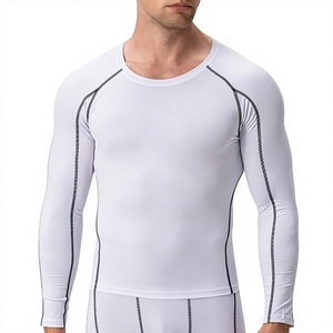 Men's Compression Long Sleeve Performance Shirt Premium Quick Dry Compression Base <b>Layer</b> <b>Top</b> Men's Athletic Compression Training - Product Image 1
