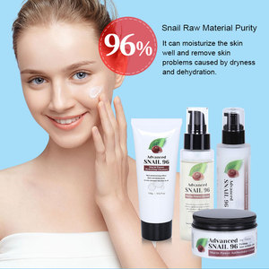 Ensemble crème hydratante anti-rides raffermissante pour le visage, lotion et nettoyant à la vitamine C, à l'acide hyaluronique et au collagène d'escargot pour femmes - Product Image 4