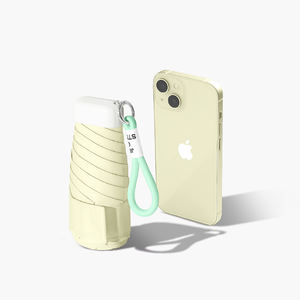 Vente en gros de grandes quantités de mini parapluies pare-soleil de poche 6 fois résistants aux UV avec plusieurs couleurs disponibles - Product Image 4