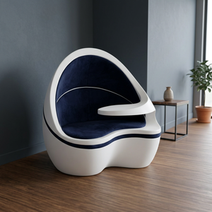 Modern Floating <b>Chair</b> Sensory Pod <b>Zero</b> <b>Gravity</b> Lounge Seat Acrylic Waiting <b>Chair</b> for Wellness Room - Product Image 2