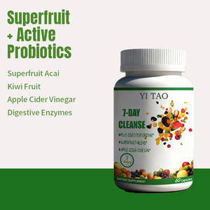 Cápsulas de Limpieza de 7 Días para la Desintoxicación del Colon y el Intestino, Suplemento Herbal para la Digestión, Limpieza Corporal Completa, Natural, 60 Cápsulas - Product Image 5