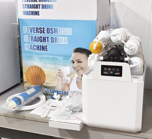 Système de purification d'eau par osmose inverse à 6 étapes pour usage domestique avec filtre certifié NAF et système de filtration intégré à 6 étapes (PP+CTO+PP) - Product Image 1