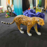 Promotion de Gros en Usine : Grandes Statues d'Animaux Personnalisées en Fibre de Verre – Statues de Léopards et Grandes Sculptures de Panthères à Vendre