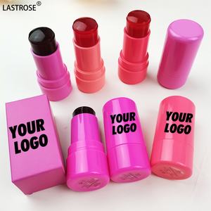 Venta al por mayor de cosméticos faciales de etiqueta privada rubor vegano <span class=keywords><strong>en</strong></span> temperatura transparente que cambia de Color tinte de labios y mejillas <span class=keywords><strong>palo</strong></span> de rubor transparente - Product Image 1