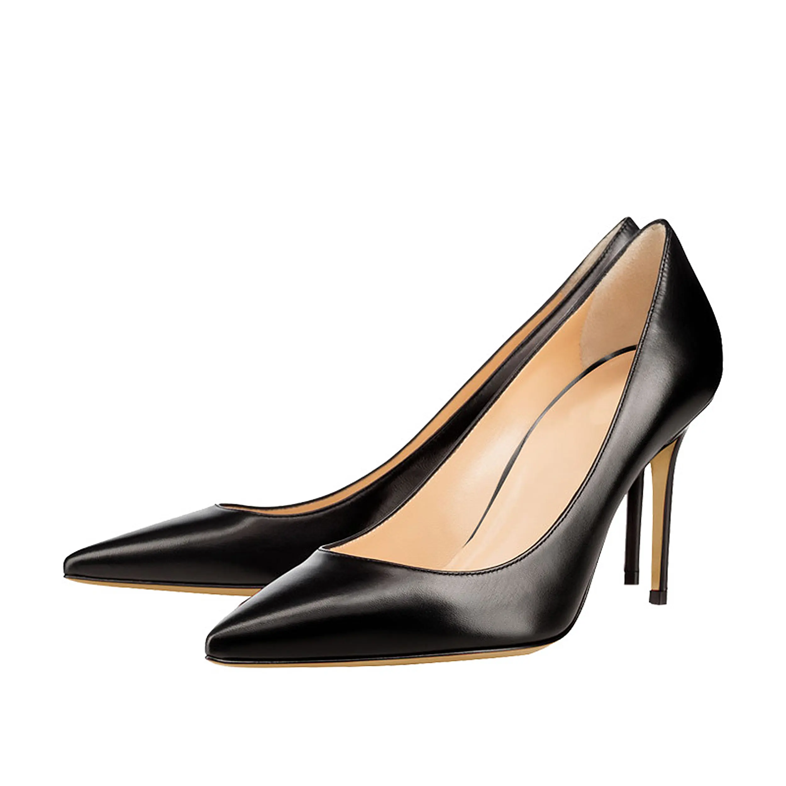 Dress Shoes Women Leather Pumps High Quality Women Pointed Heels Daily All-match Sexy Stiletto Heels