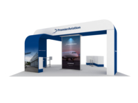 Stan Pameran Dagang Aluminium yang Dapat Disesuaikan dengan Tata Letak Variabel TANFU TF-J-231020-2