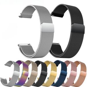<span class=keywords><strong>Bracelet</strong></span> magnétique à boucle milanaise de qualité supérieure Bracelets de montre en acier inoxydable de couleur noire pour <span class=keywords><strong>bracelet</strong></span> de montre intelligente 42mm <span class=keywords><strong>44mm</strong></span> - Product Image 6