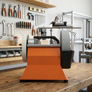 Affilatrice <span class=keywords><strong>da</strong></span> <span class=keywords><strong>banco</strong></span> a umido Allwin 230-240V a velocità variabile per la lavorazione del legno con serbatoio dell'<span class=keywords><strong>acqua</strong></span> - Product Image 5