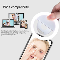 2025 pour TikTok Vente Chaude Grossiste Anneau Lumineux LED Selfie Lampe Circulaire Rechargeable pour Téléphone Portable Maquillage et Accessoire Mobile