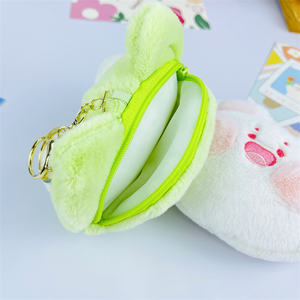 <span class=keywords><strong>2023</strong></span> gran oferta cartera para niñas monedero de felpa de dibujos animados lindo Mini monedero llavero - Product Image 4