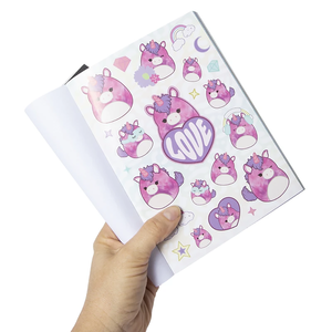 Adesivo personalizzato in vinile libro A4/A5 design autoadesivo impermeabile più disegni accettabile Kiss-Cut etichette per l'imballaggio - Product Image 5
