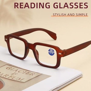 Nuevas <span class=keywords><strong>Gafas</strong></span> de Lectura con Marco Cuadrado Grande de Moda Europea y Americana, con Protección Contra Luz Azul, <span class=keywords><strong>Gafas</strong></span> Ópticas Unisex para <span class=keywords><strong>Presbicia</strong></span> - Product Image 2