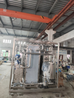 Échangeur de chaleur à plaques en acier inoxydable 304/316 pour la protection de l'environnement, petite capacité 500-10000 L/H, stérilisateur contrôlé par PLC