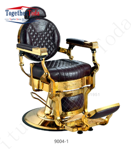 Sillón de Barbería de Cuero Reclinable, Ajustable, Duradero y Contemporáneo de Lujo con Masaje para Salones de Belleza y Barberías - Product Image 2