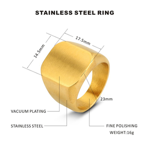 Anillo de acero inoxidable personalizado para <span class=keywords><strong>hombre</strong></span>, joyería de moda, logotipo personalizado, gran oferta, <span class=keywords><strong>2022</strong></span> - Product Image 6
