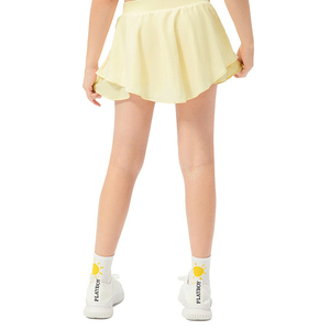 LOGO personalizzato sportivo sportivo morbido per bambini 2 in 1 gonna ad asciugatura rapida a vita alta gonne da <span class=keywords><strong>Tennis</strong></span> con tasche <span class=keywords><strong>Shorts</strong></span> per ragazze - Product Image 6