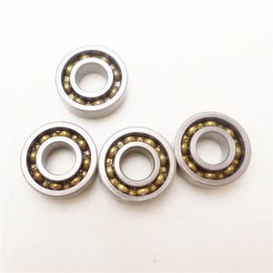 Roulement à billes miniature à gorge profonde 698M avec cage en laiton, acier chromé, étanchéité 2RS pour imprimeries et restaurants 8x19x6mm - Product Image 1