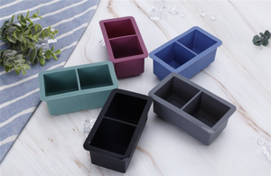 ถาดน้ำแข็งซิลิโคนแบบใช้ซ้ำได้ 2 ช่อง ลดราคาพิเศษ - Product Image 3