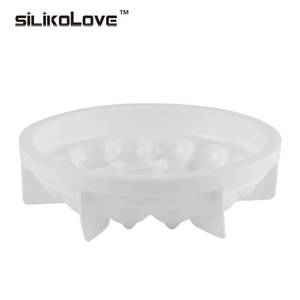 MUYULINS factory strawberry peach-shaped mousse maker LFGB platinum non-stick BPA-free <b>silicone</b> cake pan mold - Product Image 6