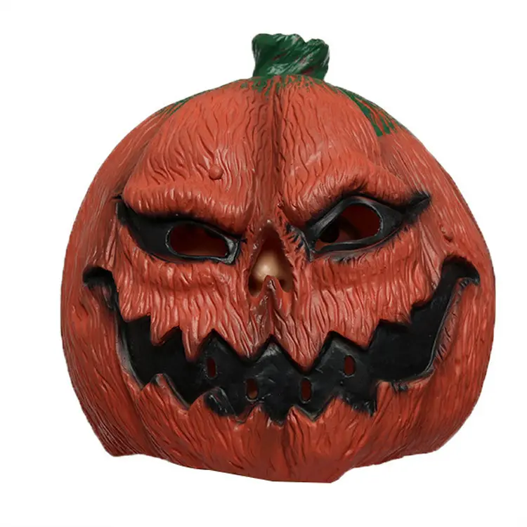 Allo Halloween Decoracion Festa Carnaval Cosplay Máscara Silicone Realista Máscara Rosto Completo Látex Halloween Abóbora Máscara