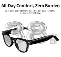 Lunettes Intelligentes avec Traduction IA en Temps Réel et Assistant Vocal, Double Caméra 8MP, Vidéo 1080P, Étanche IP67, Produit Électronique