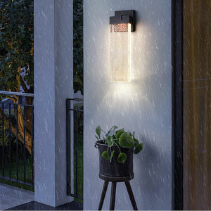Lámpara LED de Pared de Burbujas de Cristal de Aluminio Impermeable para Exteriores, Súper Brillante, para Patio, Balcón, Terraza, Villa - Venta al por Mayor - Product Image 3