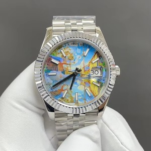 Exquisito y con Textura Completa, Elaborado con la Mejor Maquinaria de Relojería, Este Reloj Mecánico Premium para Hombre - Product Image 1