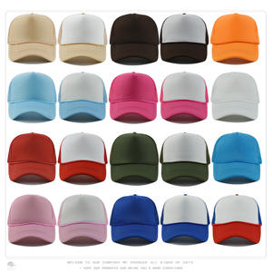 Venta al por mayor de 5 paneles de cuerda de espuma roja deportes al aire libre patrón liso gorra de malla de alta calidad personalizado impreso Animal estampado gorra de camionero Cabra - Product Image 4