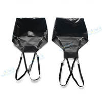 Sac à fumier de cheval en tissu enduit de PVC personnalisé, sac de selle pour la collecte des excréments de cheval