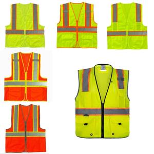 سترة متعددة الجيوب وظيفية عالية الجودة للتنفس من YIDAO ، ملابس عاكسة للتحذير المروري على الطرق السريعة - Product Image 1