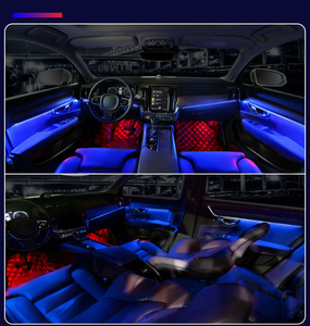Para Volvo XC90 S90 V90 <span class=keywords><strong>inter</strong></span> Symphony Atmósfera Botón de control Interior LED luz ambiental puerta decorar lámpara - Product Image 2