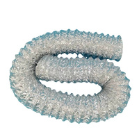 Tuyau flexible en aluminium résistant au feu haute pression, norme ISO -30~+250 pour la ventilation d'échappement 50-400 mm