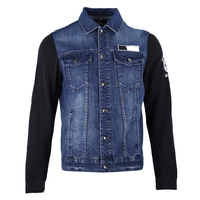 Veste en jean pour homme sur mesure avec col en fourrure intégral, nouveau design, 100% coton, veste de course pour l'hiver