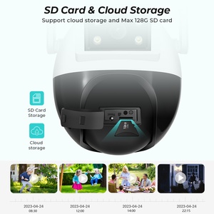 HD Dual Lens Domo de velocidad de 360 grados Cámara CCTV inalámbrica IP Wifi para interiores con cámara de red de visión nocturna - Product Image 5
