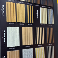 Panel Dinding Polistirena Tahan Air, Papan Latar Dekoratif Modern untuk Ruang Tamu Dalam Ruangan, Hotel, dan Gym