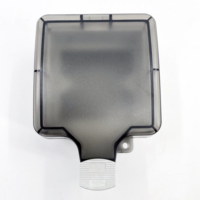 Boîtier de jonction extérieur IP65 86 monopolaire en plastique ABS avec finition miroir, étanche à la pluie et à l'eau, pour prise et fiche