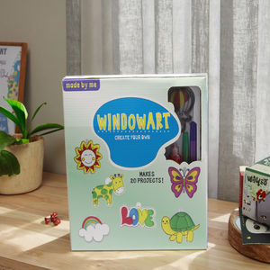 Kit di vetro colorato serie animale-crea bellissime vetrine artistiche con disegni tartaruga e giraffa - Product Image 1