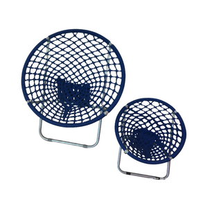 Silla Bungee, Mueble Portátil con Marco de Acero, Silla <span class=keywords><strong>Luna</strong></span> Plegable con Asiento Giratorio, Función de Inclinación con Mango, Uso Interior/Exterior - Product Image 1