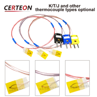 K T J Capteur mince flexible autocollant avec câble ultra fin pour usage industriel Sonde Thermocouple