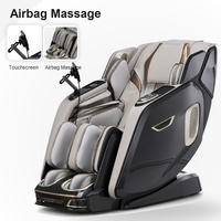Fauteuil de massage Shiatsu avec mode balancement, techniques de tapotement et thérapie chauffante, étirements thaïlandais, fauteuil de massage à rail SL