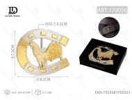 Cinturón con Hebilla Grande de Gallo, Cuero Genuino, Estilo Casual - Product Image 3