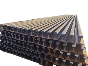 Rail en acier lourd standard UIC60 60,21 kg/m - Voie ferrée haute résistance avec plaque de jonction à 6 trous - Prix de gros - Product Image 1