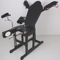 Chaise de bondage BDSM, mobilier érotique, instruments d'entraînement, chaise de coïtus, menottes, grand cadre de retenue, écarteur de jambes pour positions sexuelles