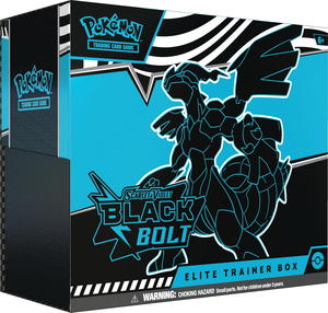 Vente en gros de cartes à collectionner Pokémon TCG Scarlet & Violet 10.5 Black Bolt Elite Trainer Box, boîte cadeau de cartes à collectionner, jeu de cartes pour jouets et cadeaux - Product Image 1